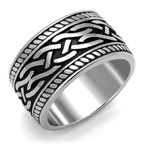 Men Stainless Steel Epoxy Ring