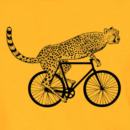 Cheetah Riding a Bike